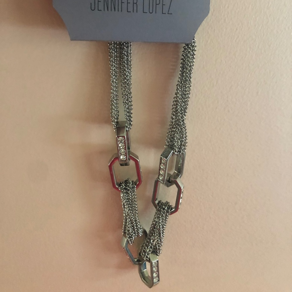 JLO Silver Necklace - Statement Piece